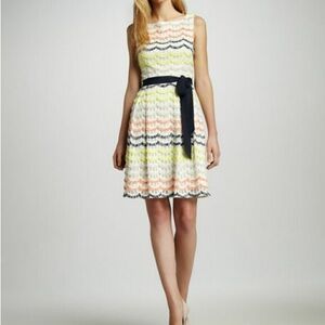 Trina Turk Multicolor Lace Midi Dress